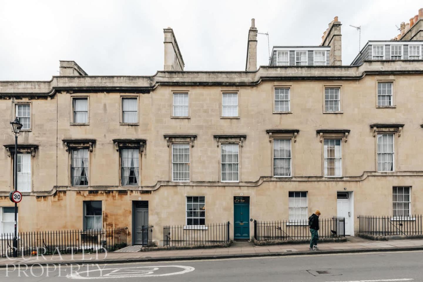 Central Townhouse With Garden & Free Parking Bath Luaran gambar